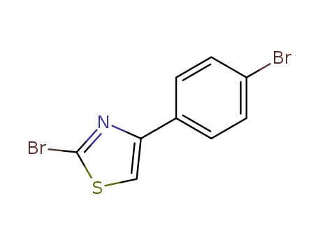 Molecular Structure of 98591-51-6 (2-BROMO-4-(4-BROMO-PHENYL)-THIAZOLE)