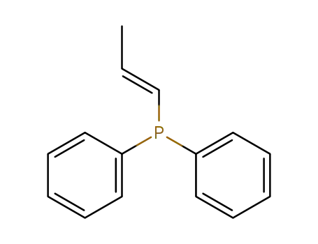 Molecular Structure of 72138-55-7 (Phosphine, diphenyl-1-propenyl-, (E)-)