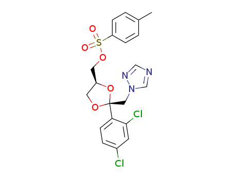 ((2S,4S)-2-((1H-1,2,4-TRIAZOL-1-YL)METHYL)-2-(2,4-DICHLOROPHENYL)-1,3-DIOXOLAN-4-YL)METHYL 4-METHYLBENZENESULFONATE  CAS NO.113770-65-3