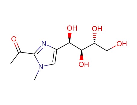 1-(1-methyl-4-((1R,2S,3R)-1,2,3,4-tetrahydroxybutyl)-1H-imidazol-2-yl)ethanone