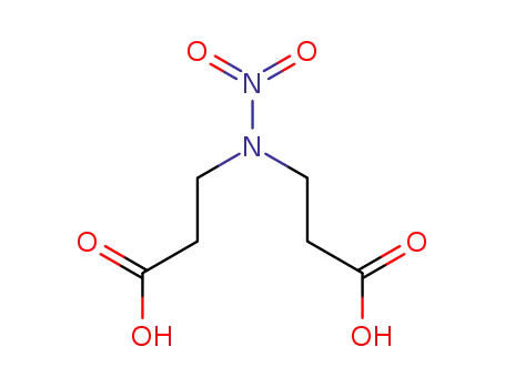 Molecular Structure of 99-69-4 (N-(2-carboxyethyl)-N-nitro-beta-alanine)