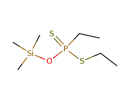 S-ethyl O-(trimethylsilyl) ethylphosphonodithioate