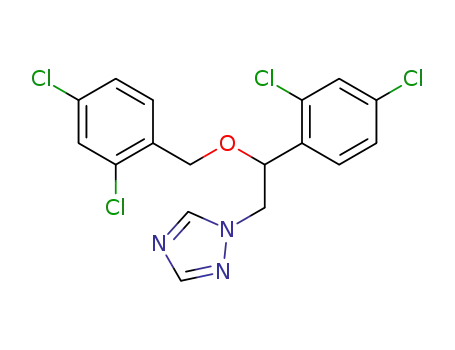 1H-1,2,4-Triazole,
1-[2-(2,4-dichlorophenyl)-2-[(2,4-dichlorophenyl)methoxy]ethyl]-
