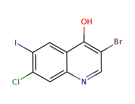 3-Bromo-7-chloro-6-iodoquinolin-4-OL