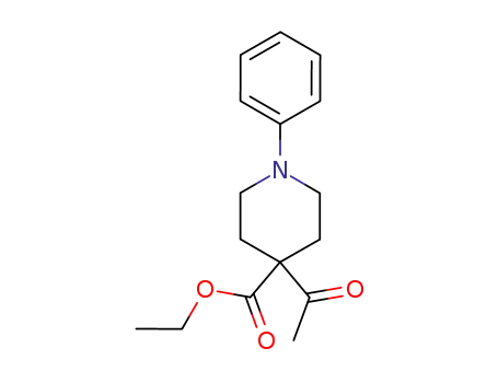 4-acetyl-1-phenyl-piperidine-4-carboxylic acid ethyl ester
