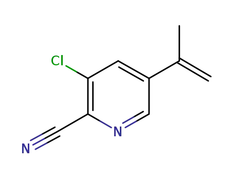 3-chloro-5-(prop-1-en-2-yl)picolinonitrile