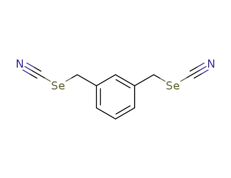 Molecular Structure of 59395-13-0 (1,3-Phenylenebis(methylene)selenocyanate)