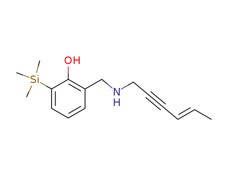 (E)-2-hex-4-en-2-ynylaminomethyl-6-(trimethylsilyl)phenol