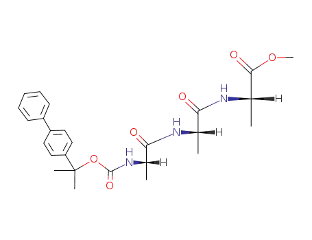 <1-(Biphenyl-4-yl)-1-methylethoxycarbonyl>-alanyl-alanyl-alanin-methylester