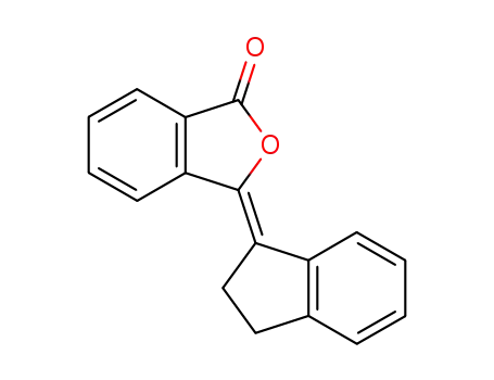 Molecular Structure of 152654-91-6 (3-(2,3-dihydro-1H-inden-1-ylidene)-2-benzofuran-1(3H)-one)