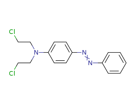 Benzenamine,N,N-bis(2-chloroethyl)-4-(2-phenyldiazenyl)- cas  64253-15-2