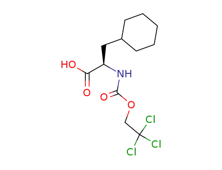 N-(2,2,2-trichloroethoxycarbonyl)-(R)-cyclohexylalanine