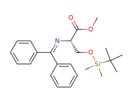 L-Serine, O-[(1,1-dimethylethyl)dimethylsilyl]-N-(diphenylmethylene)-,
methyl ester