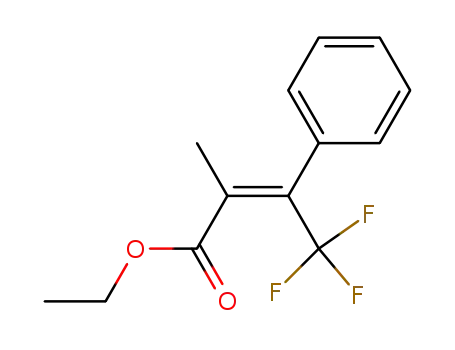 (E)-ethyl 4,4,4-trifluoro-2-methyl-3-phenylbut-2-enoate