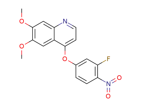 4-(3-Fluoro-4-nitrophenoxy)-6,7-dimethoxyquinoline