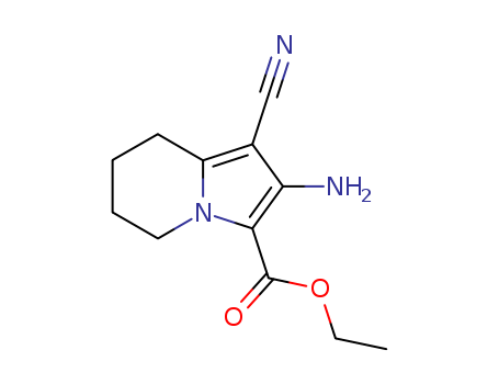 ETHYL 2-AMINO-1-CYANO-5,6,7,8-TETRAHYDROINDOLIZINE-3-CARBOXYLATE