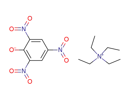 Molecular Structure of 741-03-7 (tetraethylammonium picrate)