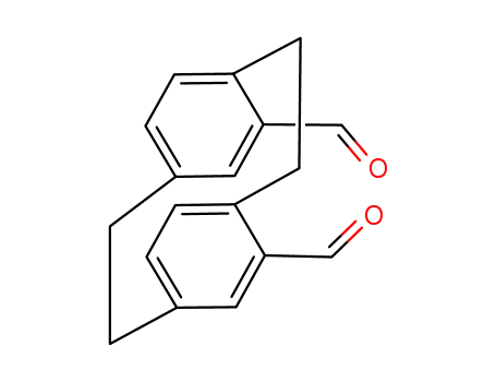 Molecular Structure of 288156-11-6 (4,15-diformyl[2.2]paracyclophane)