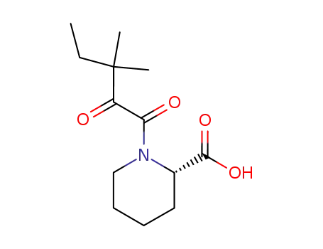 2-Piperidinecarboxylic acid, 1-(3,3-dimethyl-1,2-dioxopentyl)-, (2S)-
