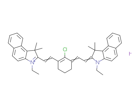 SAGECHEM/2-((E)-2-((E)-2-chloro-3-((Z)-2-(3-ethyl-1,1-dimethyl-1,3-dihydro-2H-benzo[e]indol-2-ylidene)ethylidene)cyclohex-1-en-1-yl)vinyl)-3-ethyl-1,1-dimethyl-1H-benzo[e]indol-3-ium iodide