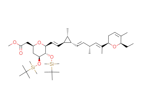 methyl 5β,6α-di-tert-butyldimethylsilyloxypolyangioate