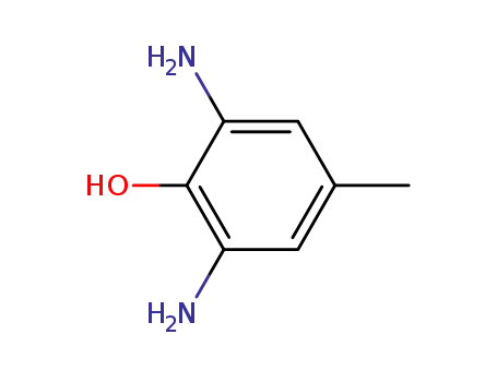 Molecular Structure of 45742-37-8 (Phenol, 2,6-diamino-4-methyl-)