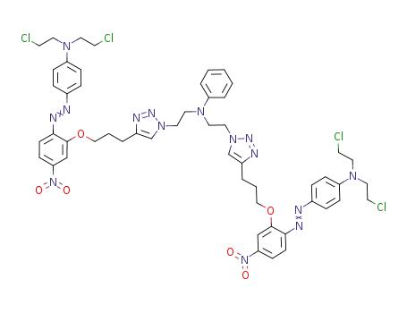 C<sub>52</sub>H<sub>57</sub>Cl<sub>4</sub>N<sub>15</sub>O<sub>6</sub>