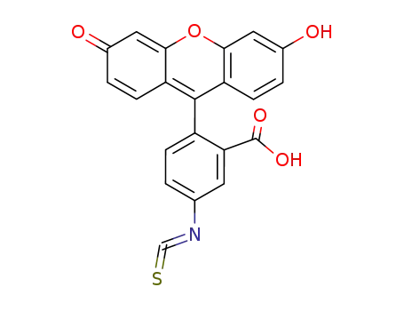 Molecular Structure of 1173-43-9 (fluoresceinyl 5-isothiocyanate)