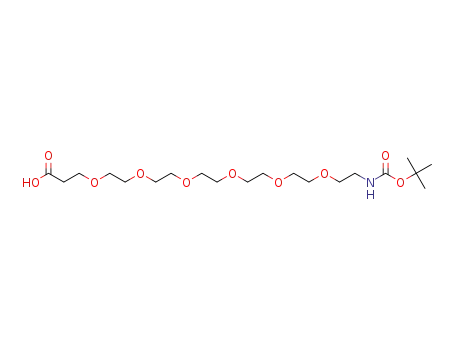 Boc-21-amino-4,7,10,13,16,19-hexaoxaheneicosanoic acid