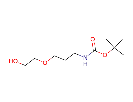 Molecular Structure of 912849-64-0 (tert-butyl 3-(2-hydroxyethoxy)propylcarbaMate)