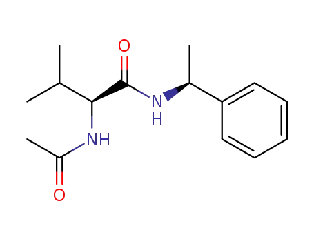 (S)-2-Acetylamino-3-methyl-N-((S)-1-phenyl-ethyl)-butyramide