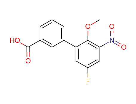 5'-fluoro-2'-methoxy-3'-nitro-biphenyl-3-carboxylic acid