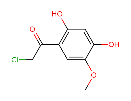 Acetophenone, 2-chloro-2,4-dihydroxy-5-methoxy- (7CI,8CI)