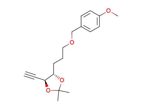 1,3-Dioxolane,
4-ethynyl-5-[3-[(4-methoxyphenyl)methoxy]propyl]-2,2-dimethyl-,
(4S,5S)-