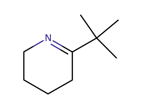 Molecular Structure of 90949-17-0 (6-tert-Butyl-2,3,4,5-tetrahydropyridine)