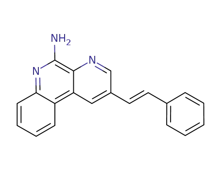 (E)-2-styrylbenzo[f][1,7]naphthyridin-5-amine