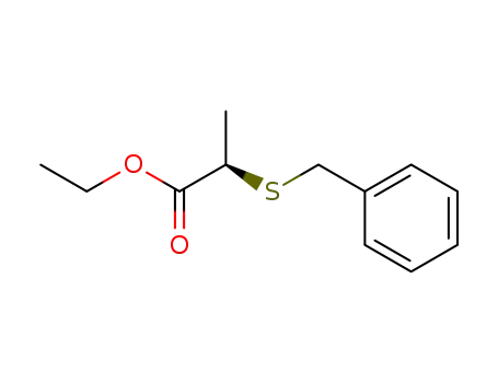 (R)-2-(Benzylthio)propionsaeure-ethylester