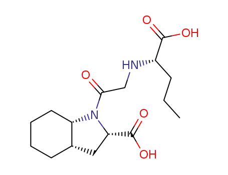 (2S,3aS,7aS)-1-<N-<1(S)-carboxybutyl>glycinyl>-2-carboxyperhydroindole