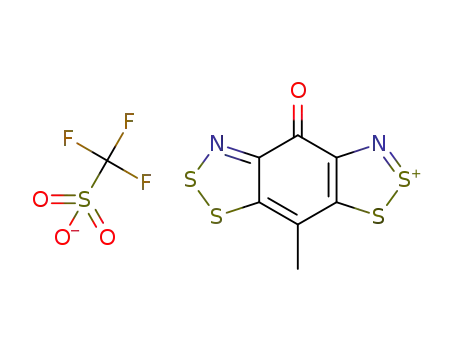 CF<sub>3</sub>O<sub>3</sub>S<sup>(1-)</sup>*C<sub>7</sub>H<sub>3</sub>N<sub>2</sub>OS<sub>4</sub><sup>(1+)</sup>