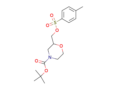 tert- 부틸 2-((토실 옥시) 메틸) 모르 폴린 -4- 카르 복실 레이트