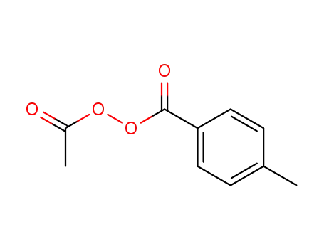Molecular Structure of 712-98-1 (Peroxide, acetyl 4-methylbenzoyl)