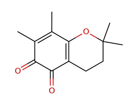 Molecular Structure of 14053-19-1 (2,2,7,8-tetramethyl-3,4-dihydro-2H-chromene-5,6-dione)