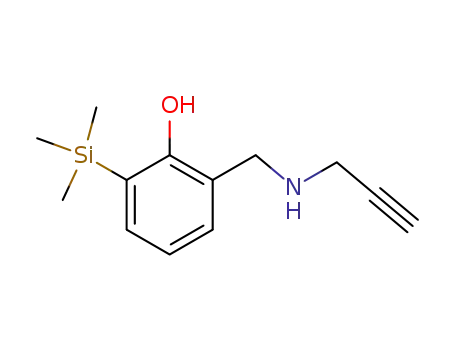 2-[(prop-2-ynylamino)methyl]-6-(trimethylsilyl)phenol