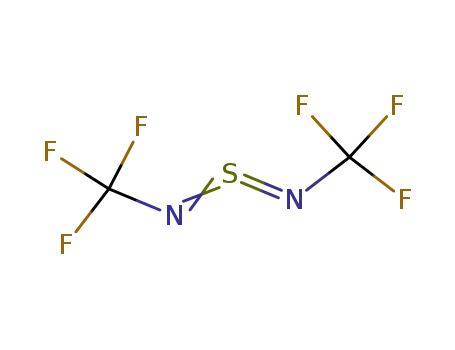Molecular Structure of 83357-93-1 (Bis(trifluormethyl)schwefeldiimid)