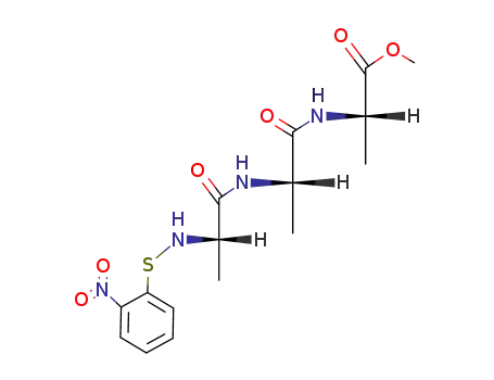L-Alanine, N-[N-[N-[(2-nitrophenyl)thio]-L-alanyl]-L-alanyl]-, methyl ester