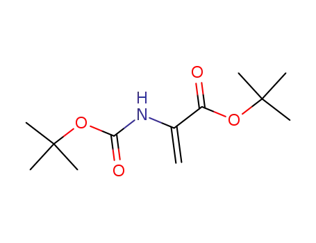 2-Propenoic acid, 2-[[(1,1-dimethylethoxy)carbonyl]amino]-,
1,1-dimethylethyl ester