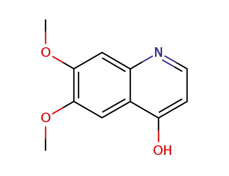 Molecular Structure of 13425-93-9 (4-Hydroxy-6,7-dimethoxyqunioline)