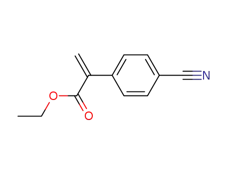 Molecular Structure of 409359-86-0 (Ethyl 2-(4-cyanophenyl)acrylate)