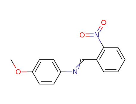 Benzenamine, 4-methoxy-N-[(2-nitrophenyl)methylene]-
