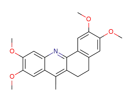 2,3,9,10-Tetramethoxy-7-methyl-5,6-dihydrobenzo[c]acridine